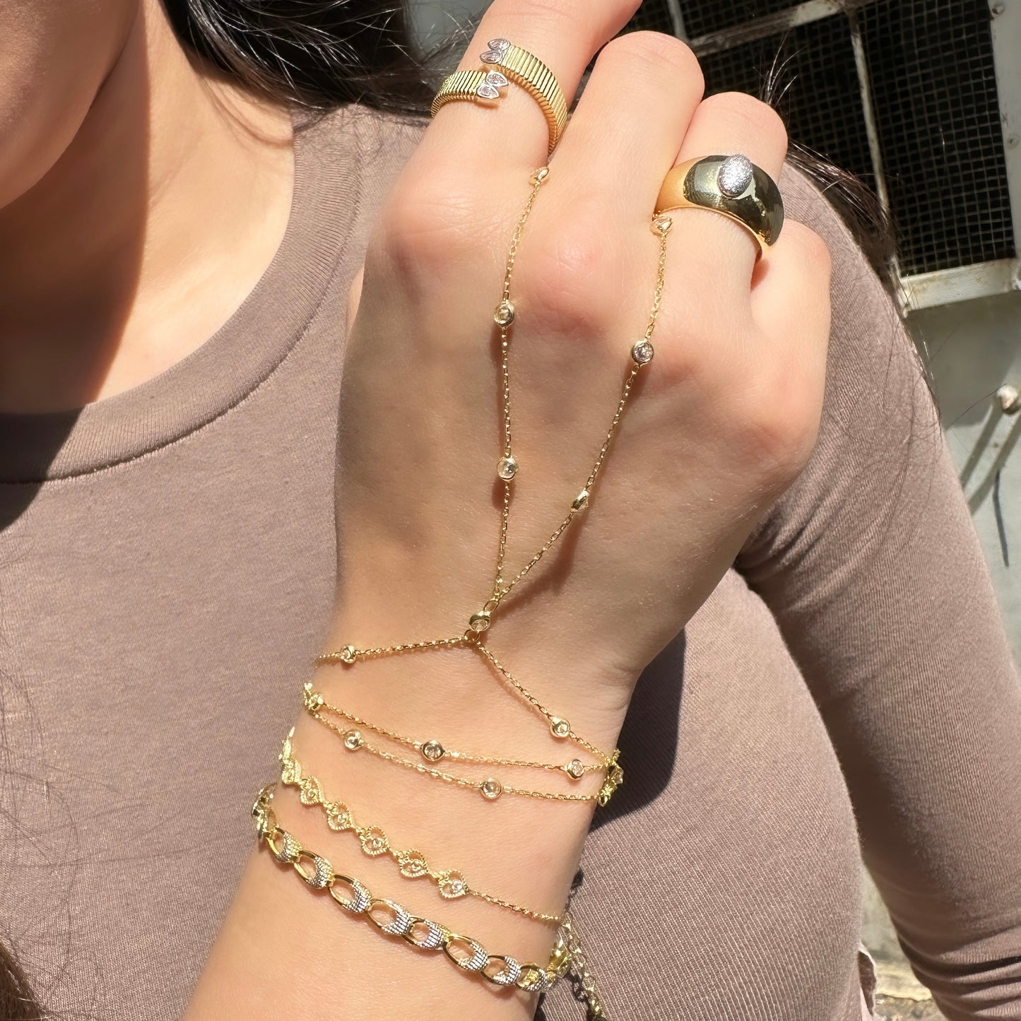 Stone Heart Bracelet