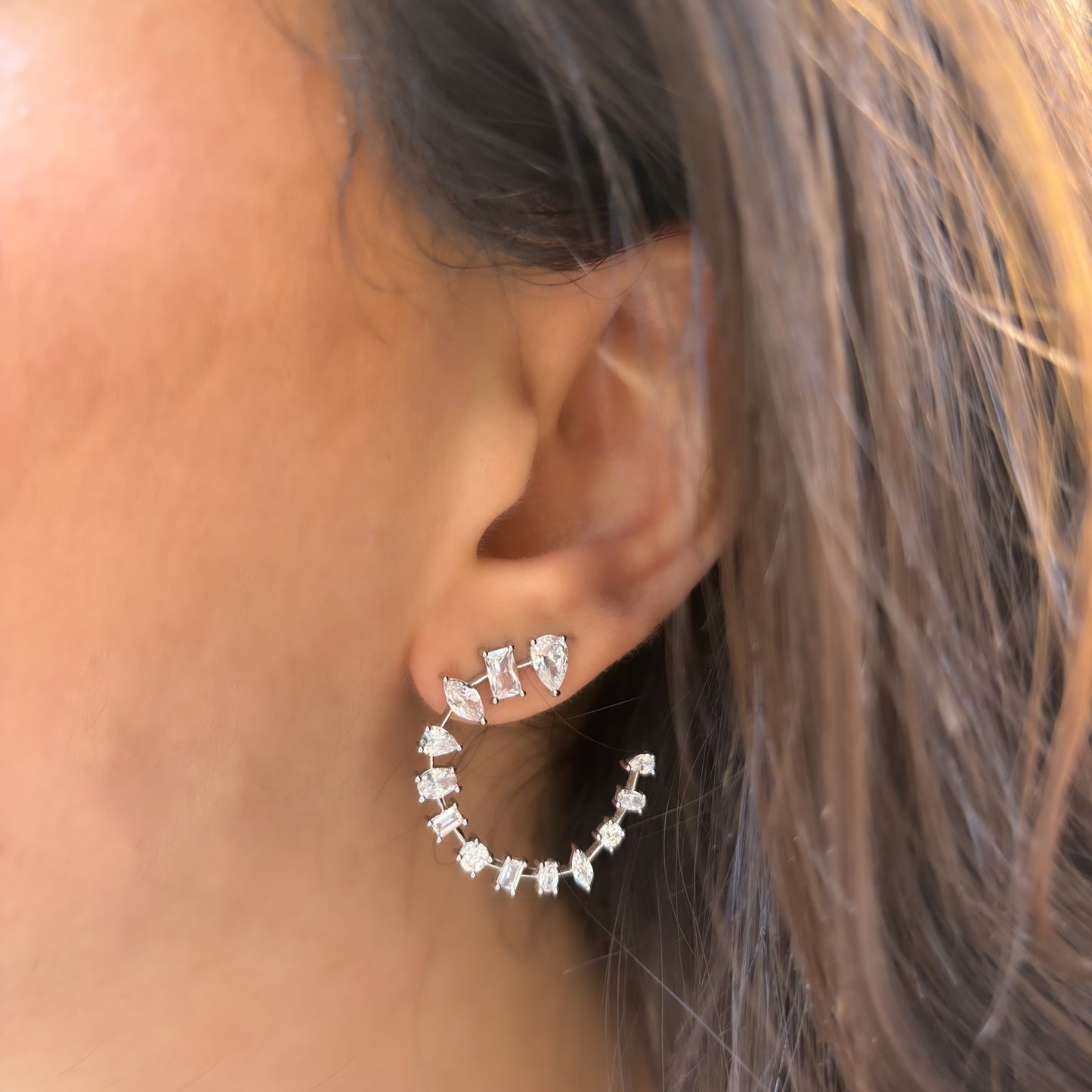 Mixed Stone Earrings