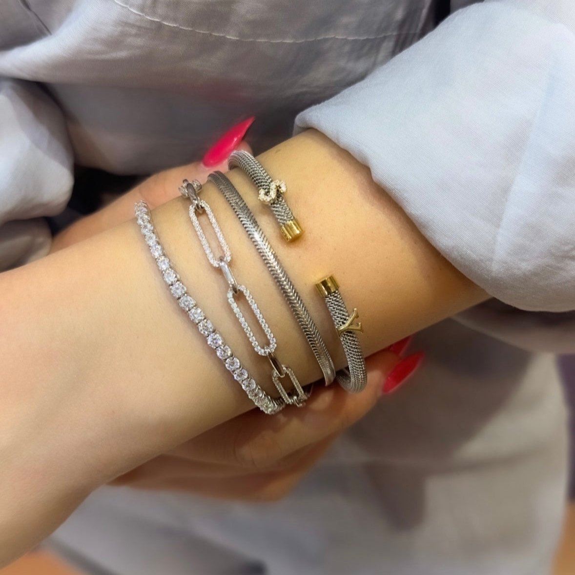 Double Letter Bracelet