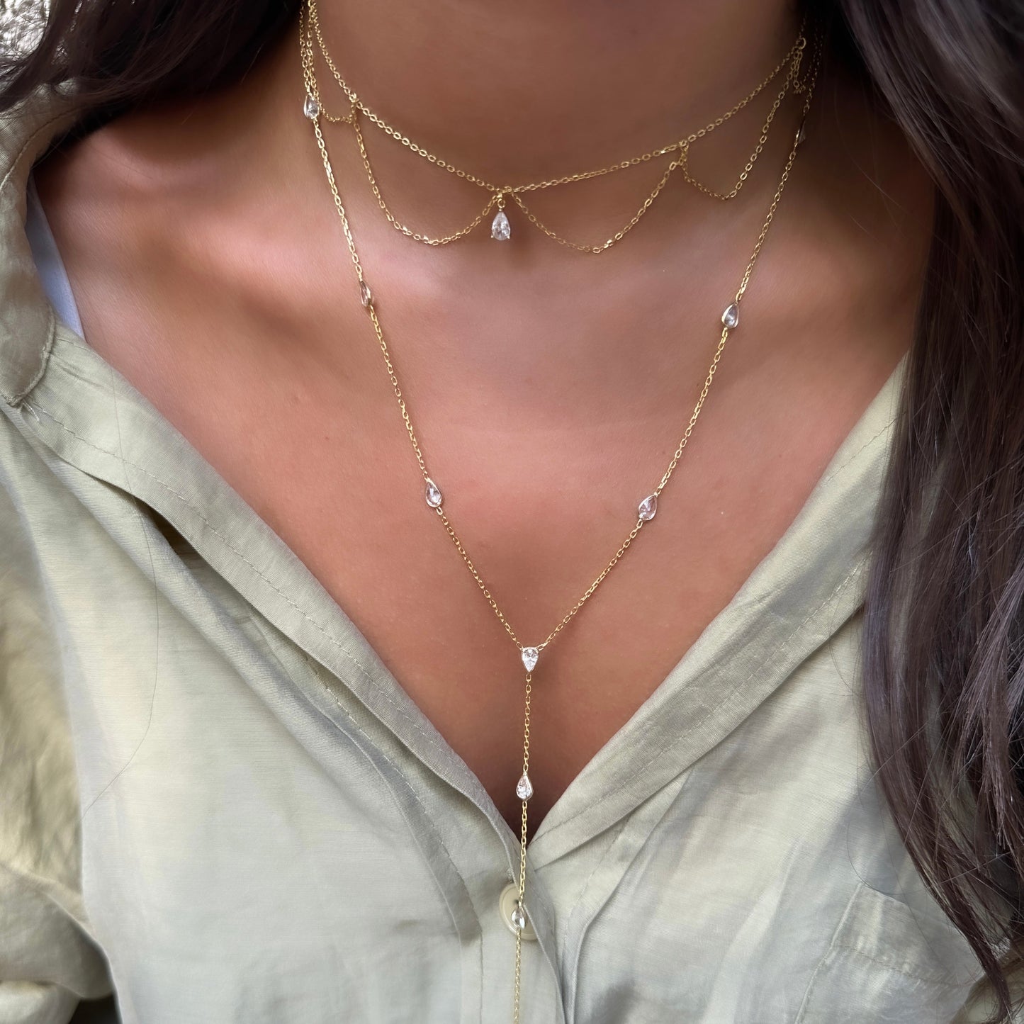 Drop Dangling Designer Necklace