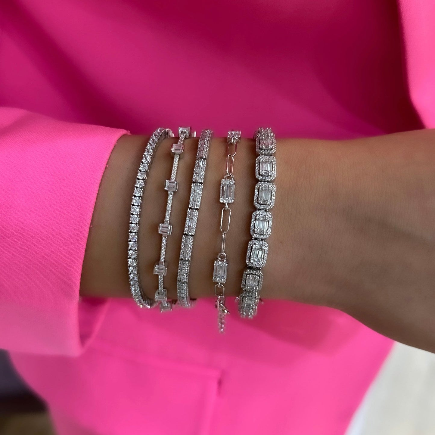 Baguette Tennis Bracelet