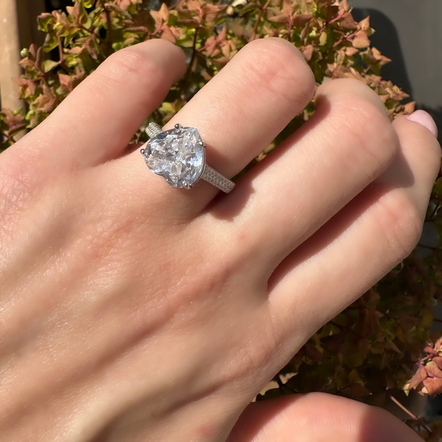 Heart Ice Cut Ring