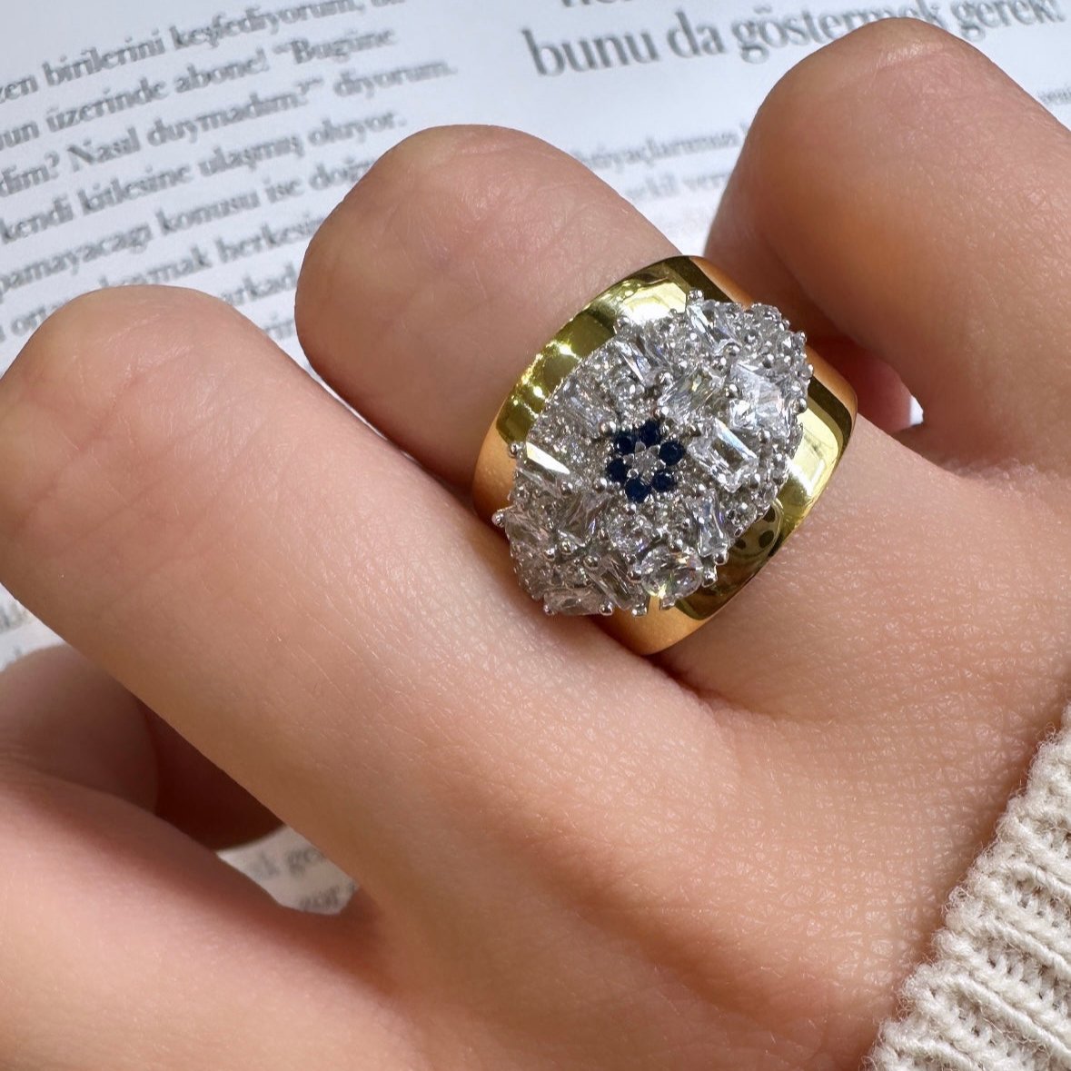 Mixed Stone Vintage Ring