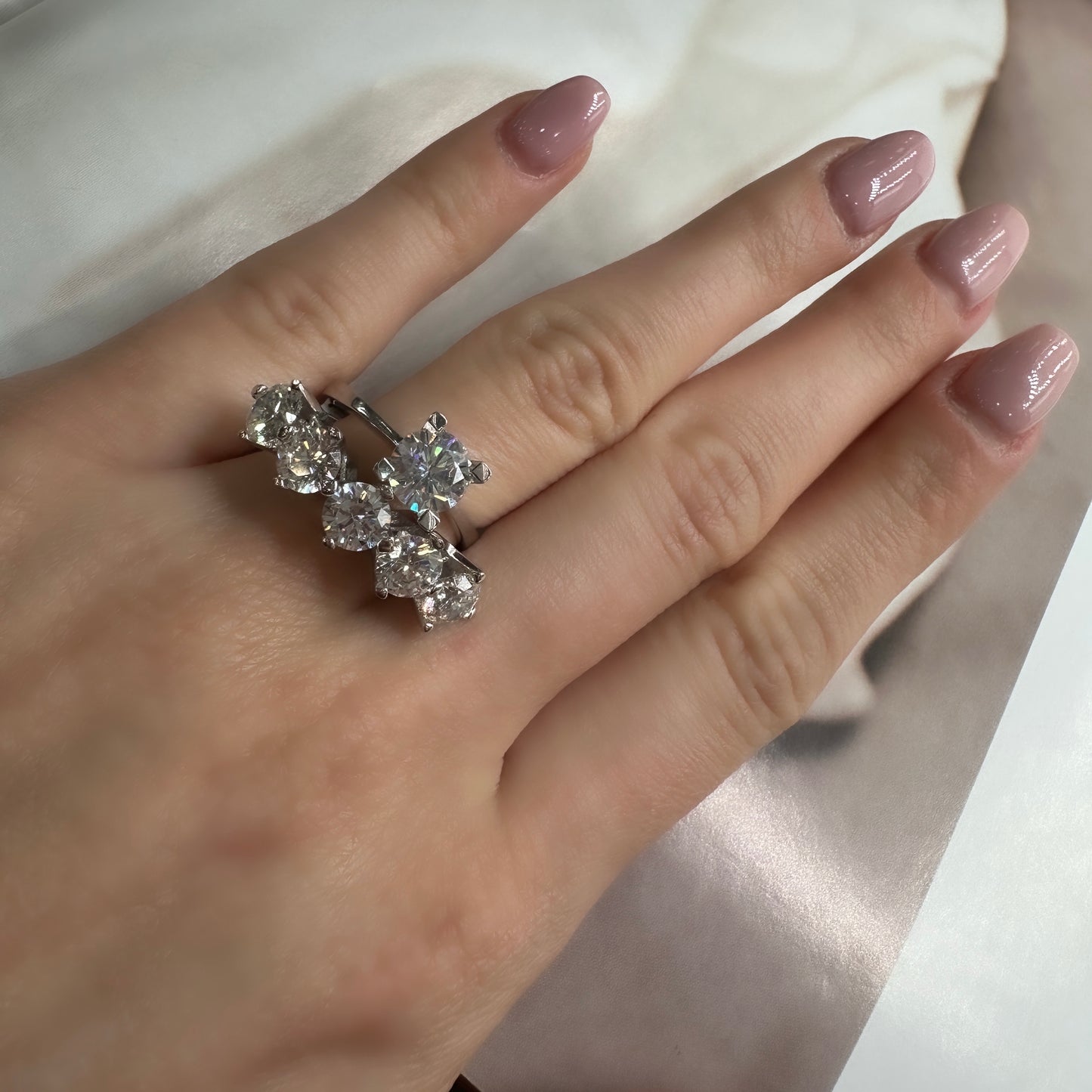 One Carat G-Color Solitaire Ring