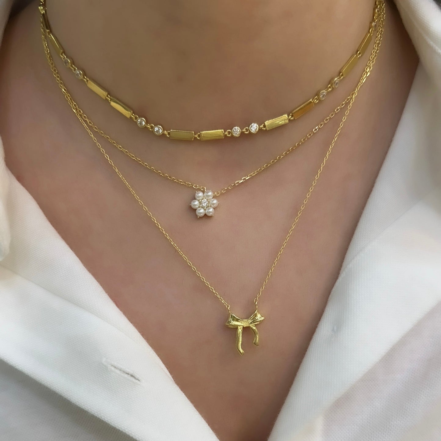 Bow Tie Necklace