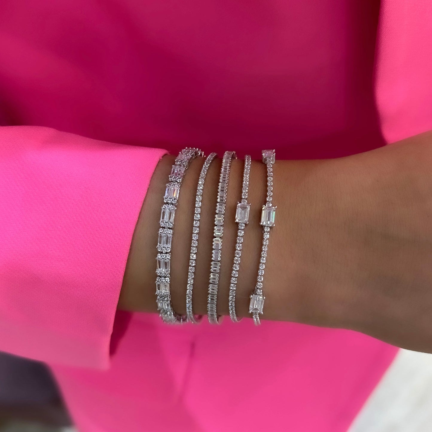 Baguette Tennis Bracelet