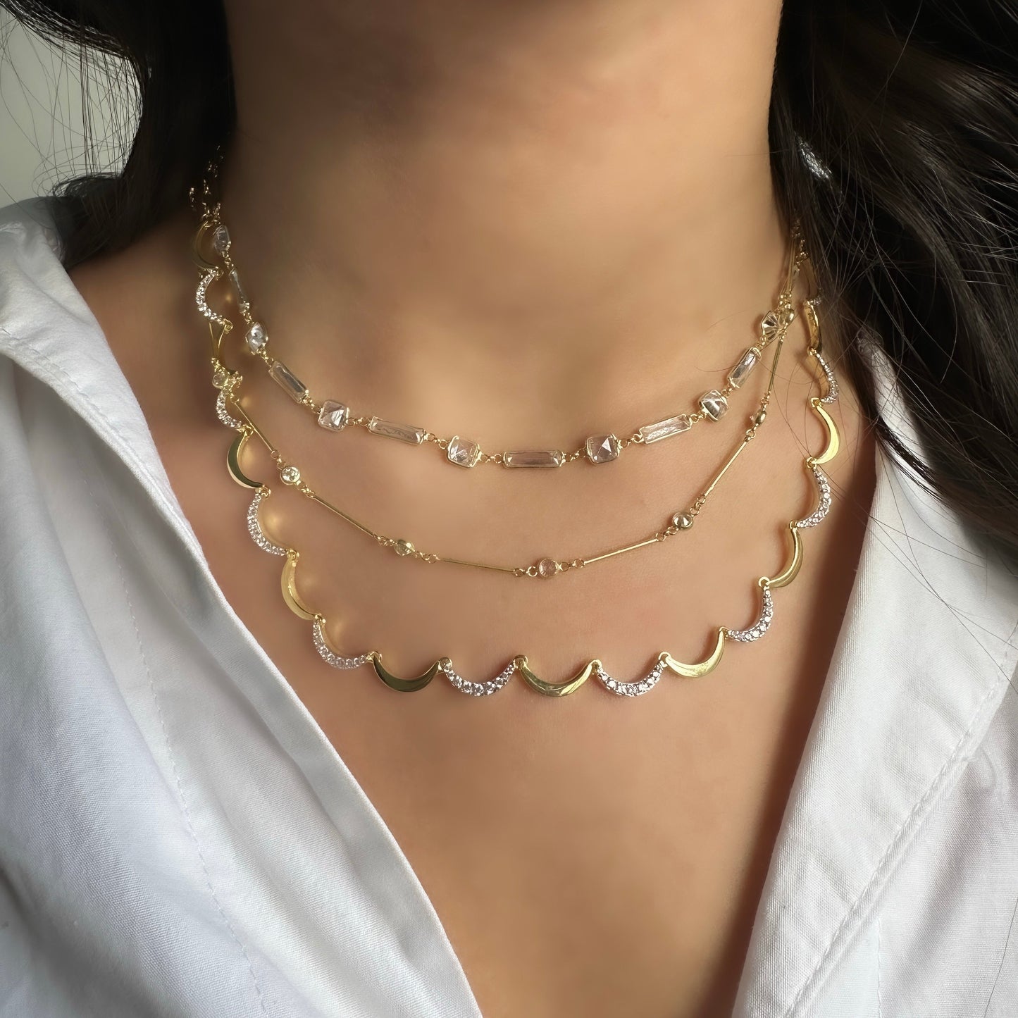 Mixed Stone Necklace
