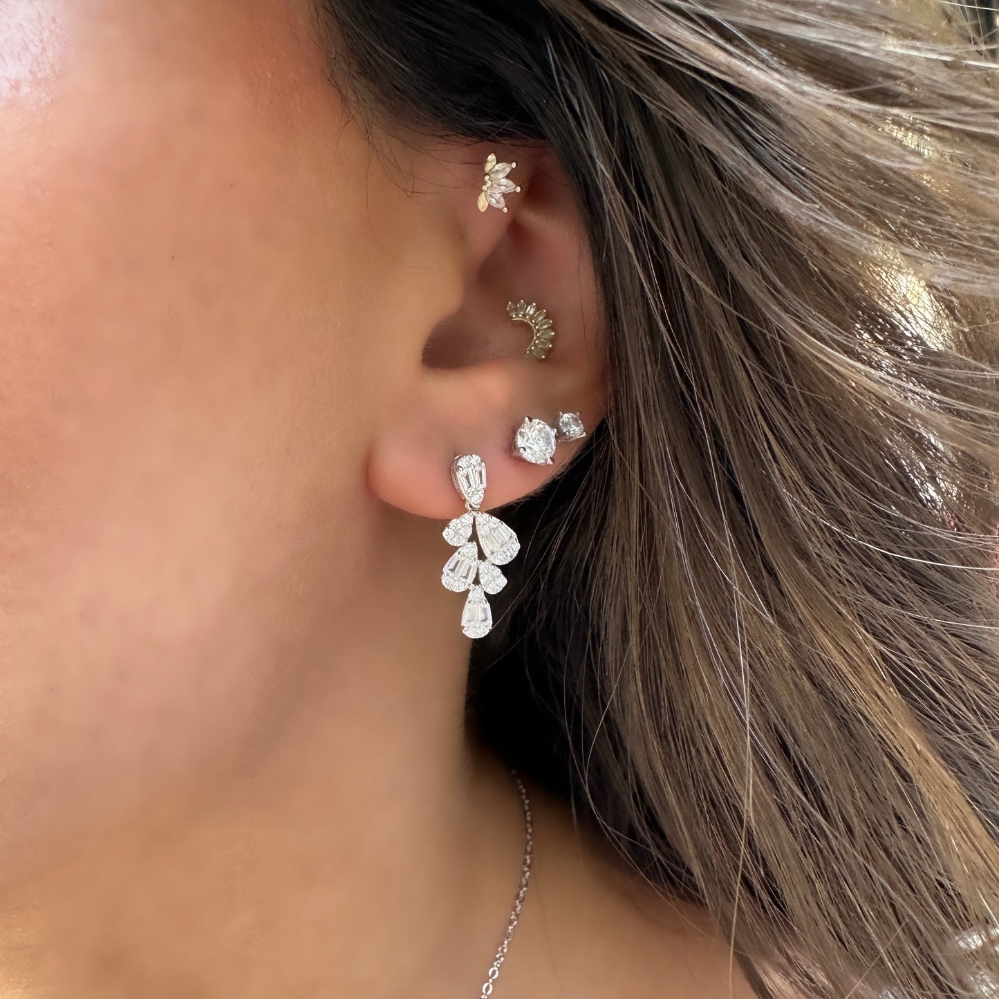 Drop Baguette Stone Night Set