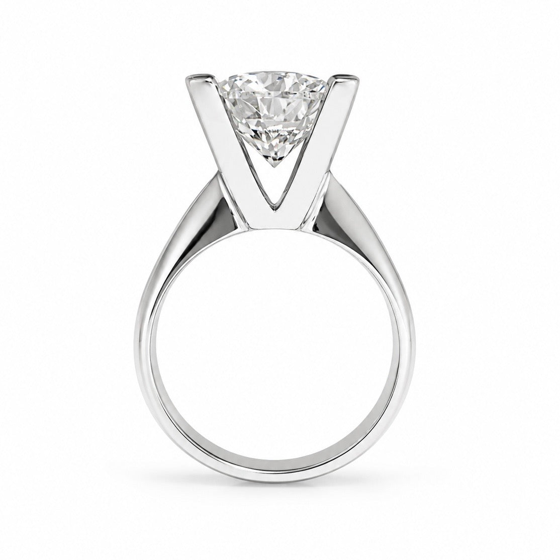 Four Carat Moissanite Five-Stone Ring