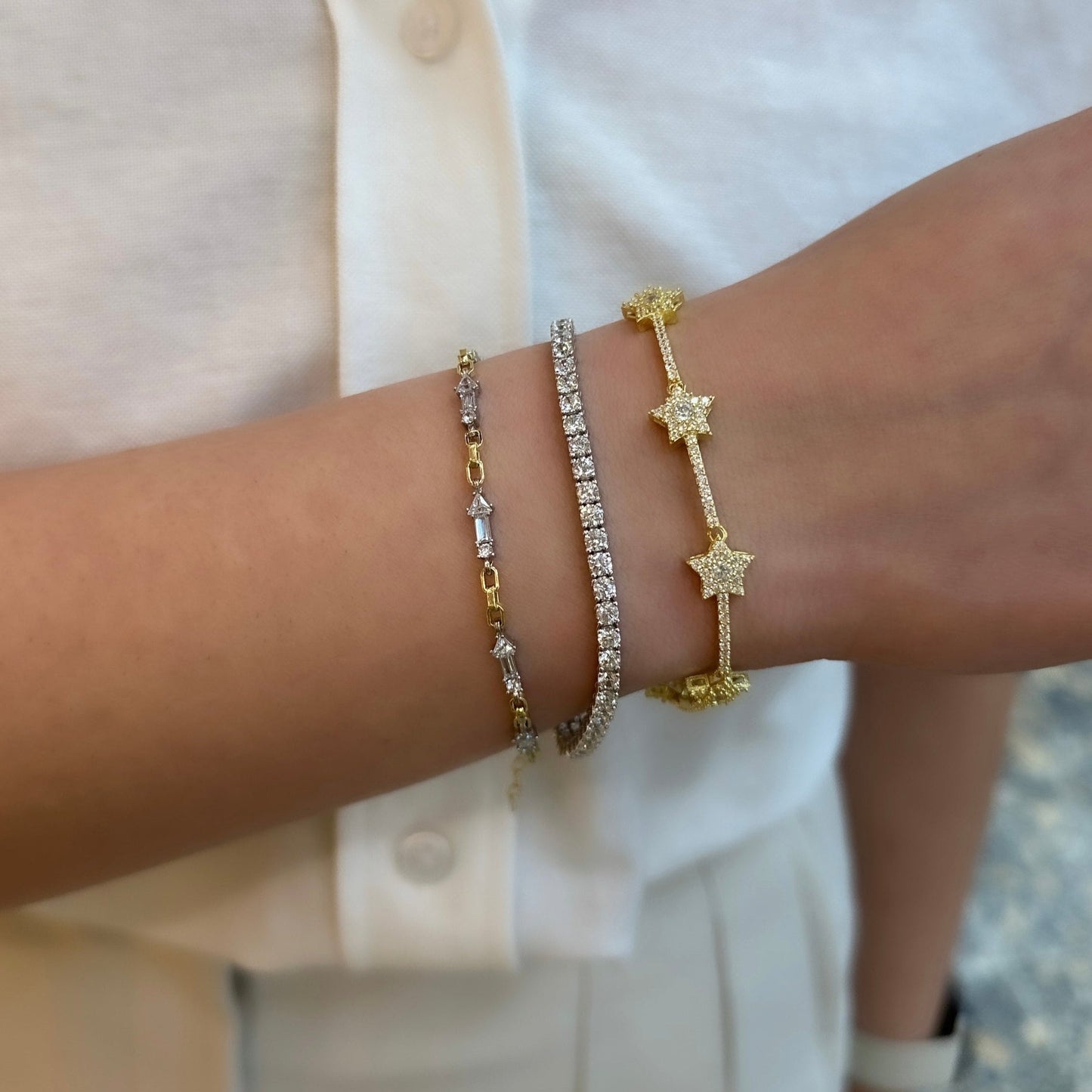 Star Tennis Bracelet