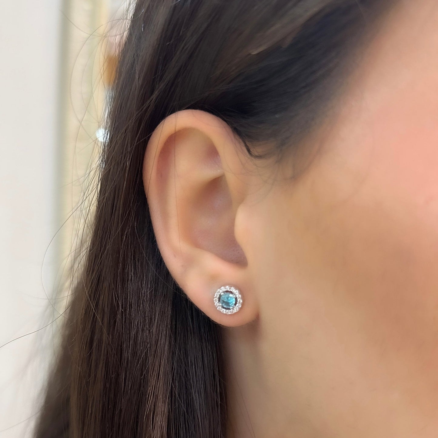 Medium Size Colorful Stone Anturaj Earrings