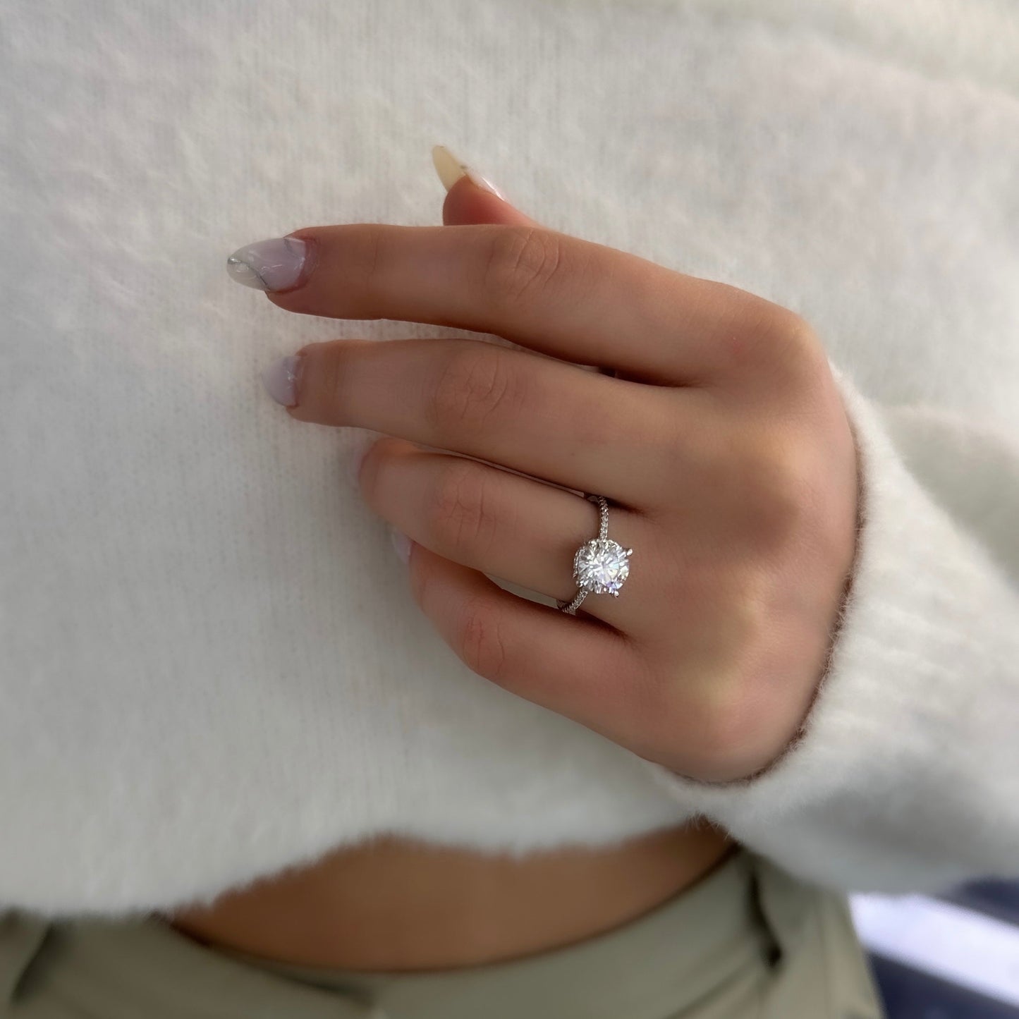 G-Color Solitaire Ring