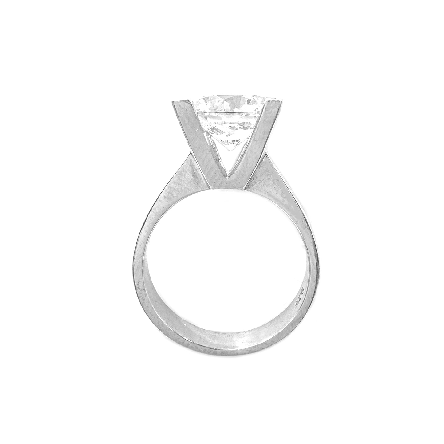 Three Carat Solitaire Ring