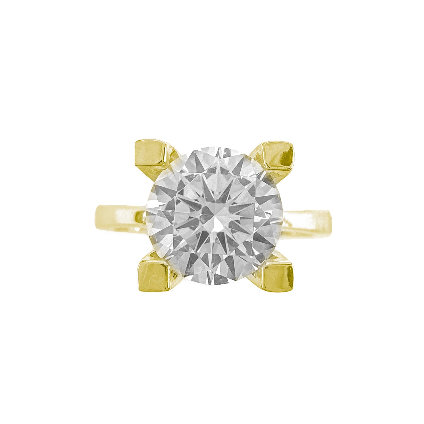 Three Carat Solitaire Ring