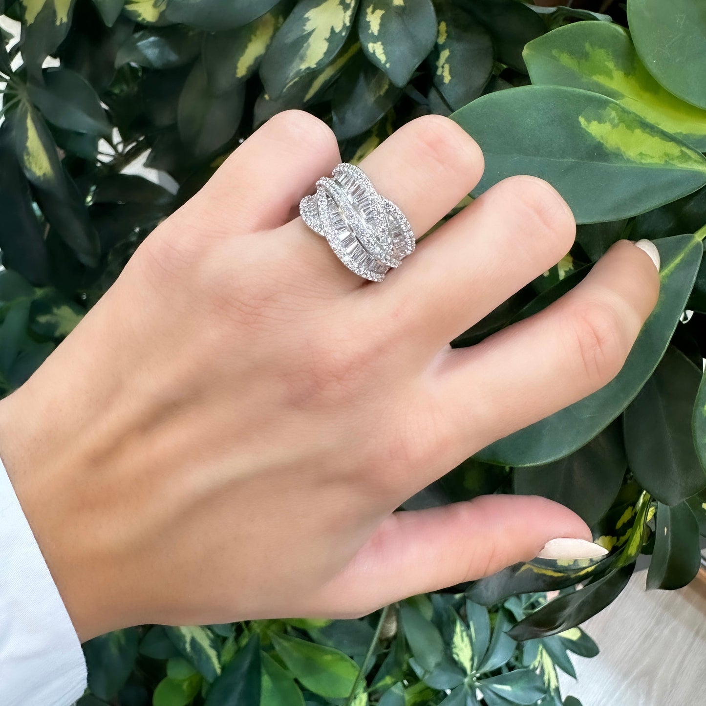 Transitional Baguette Stone Ring