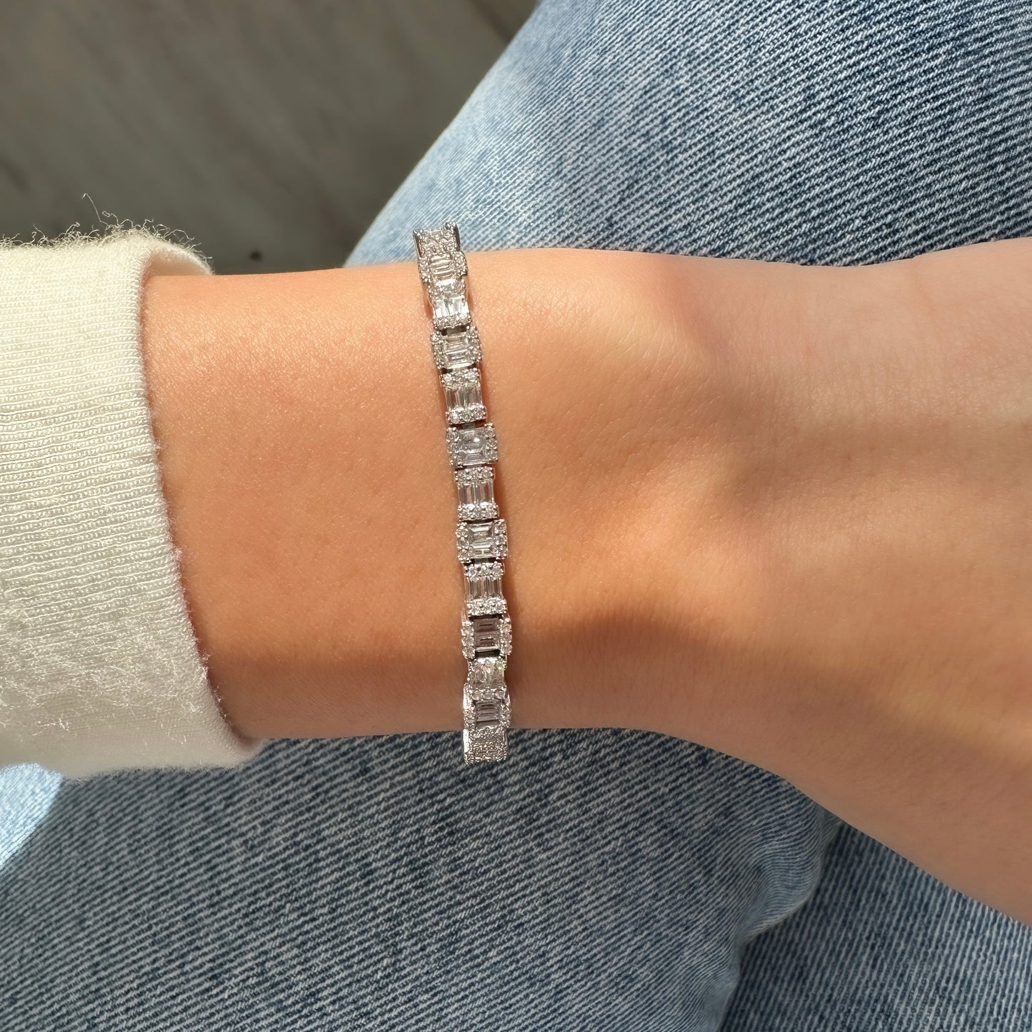 Double Baguette Bracelet