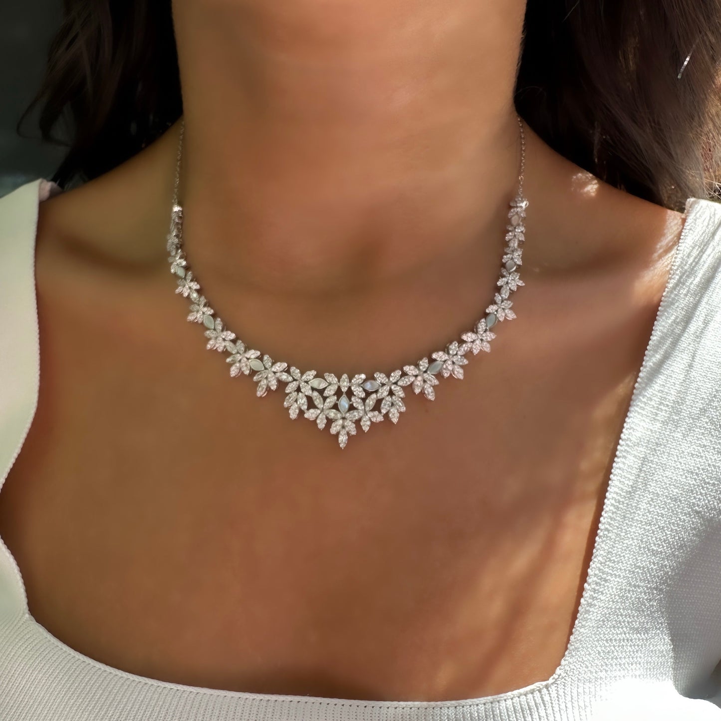 Marquise Stone Night Set