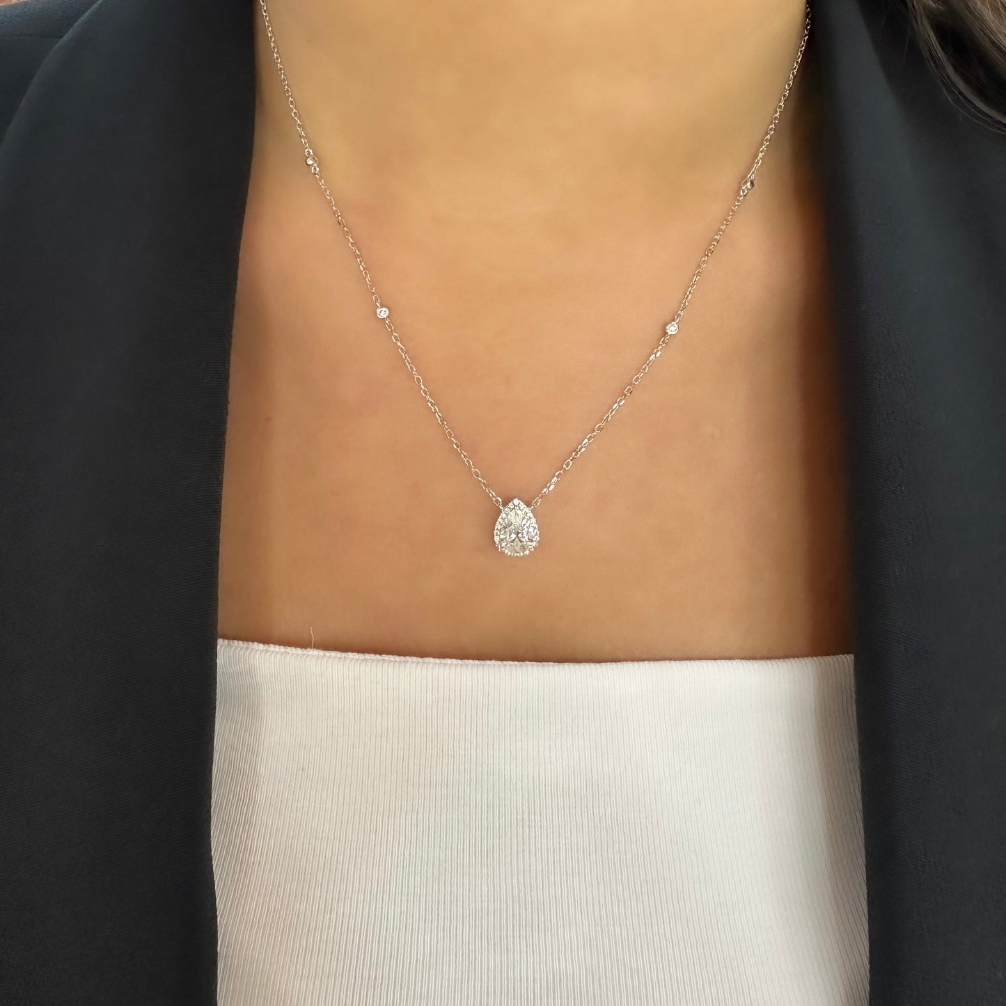 G-Color Drop Necklace