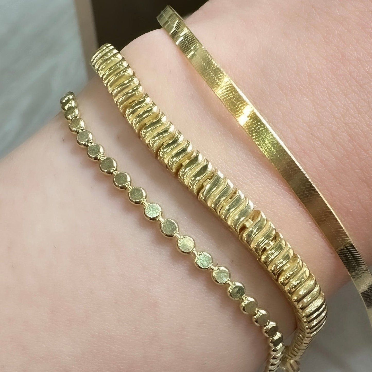 Three mm Italian Crush Bracelet