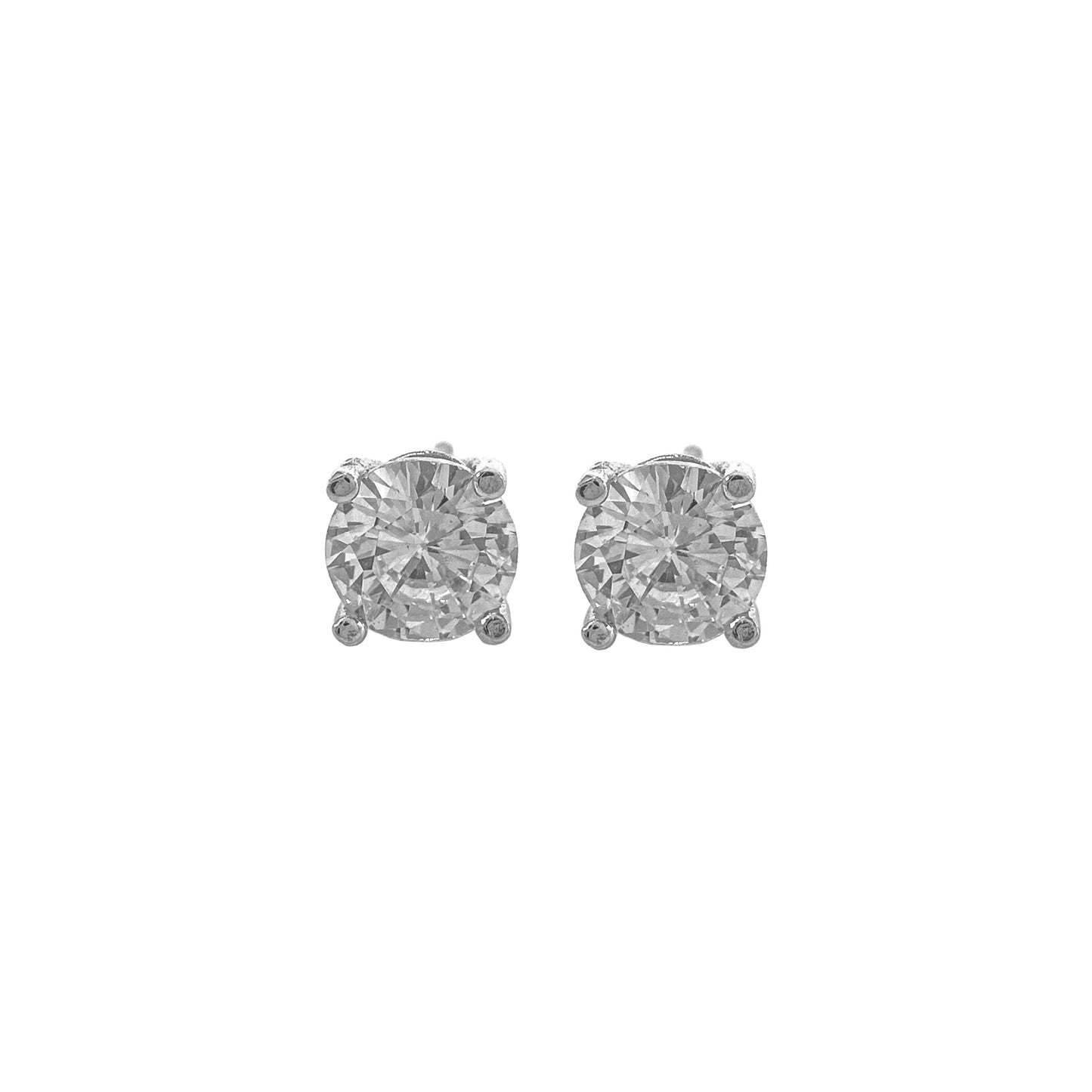 Five mm Solitaire Earring
