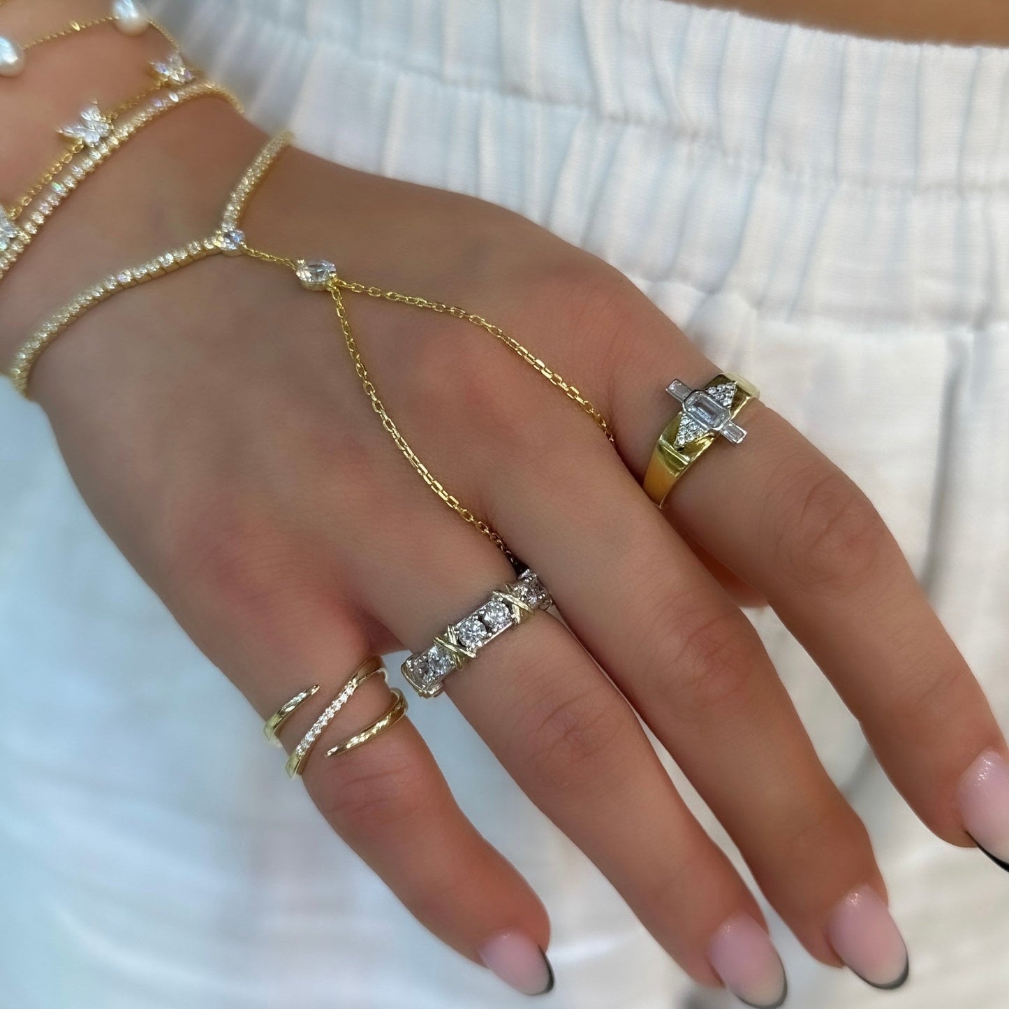 Stone Pinky Ring