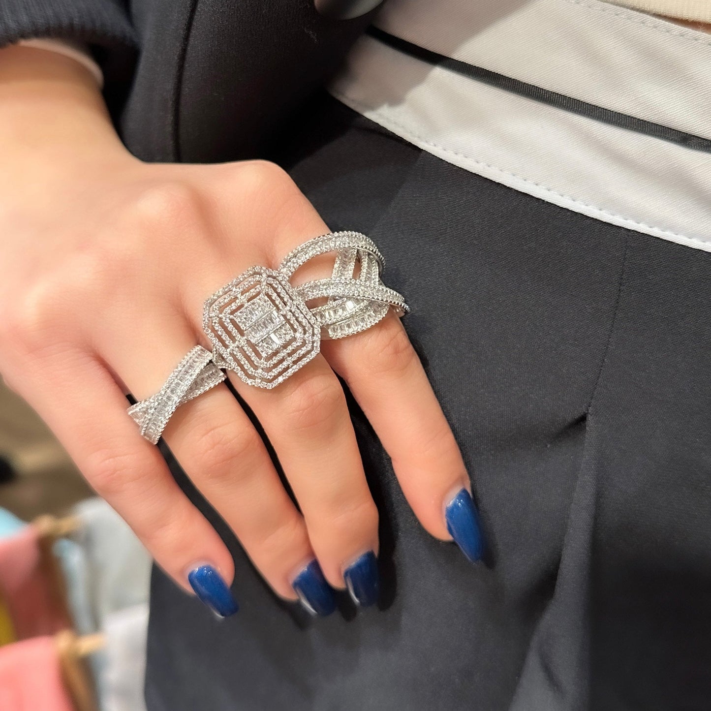 Large Baguette Ring