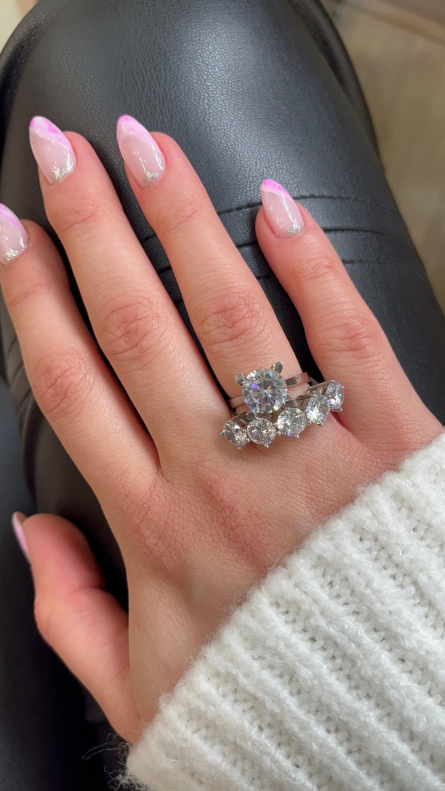 Three Carat Five Stone Ring
