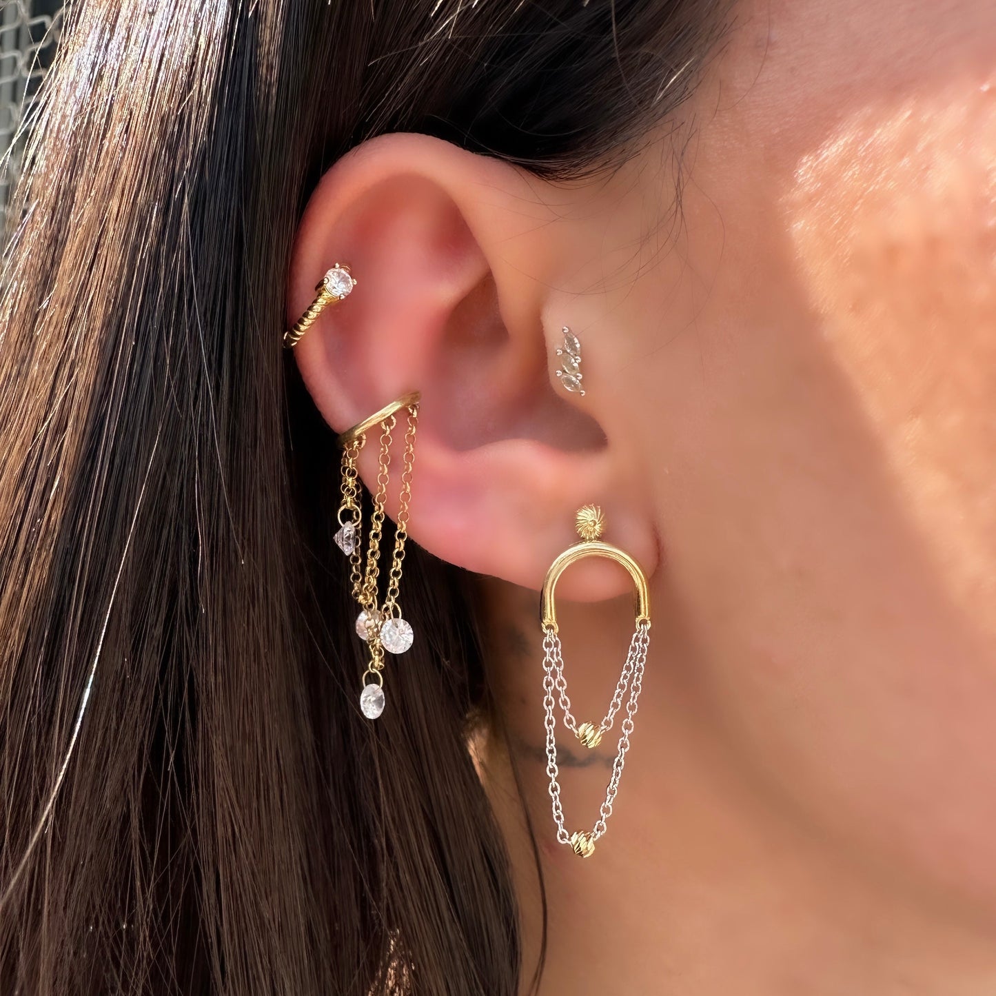 Serena Chain Earrings 3