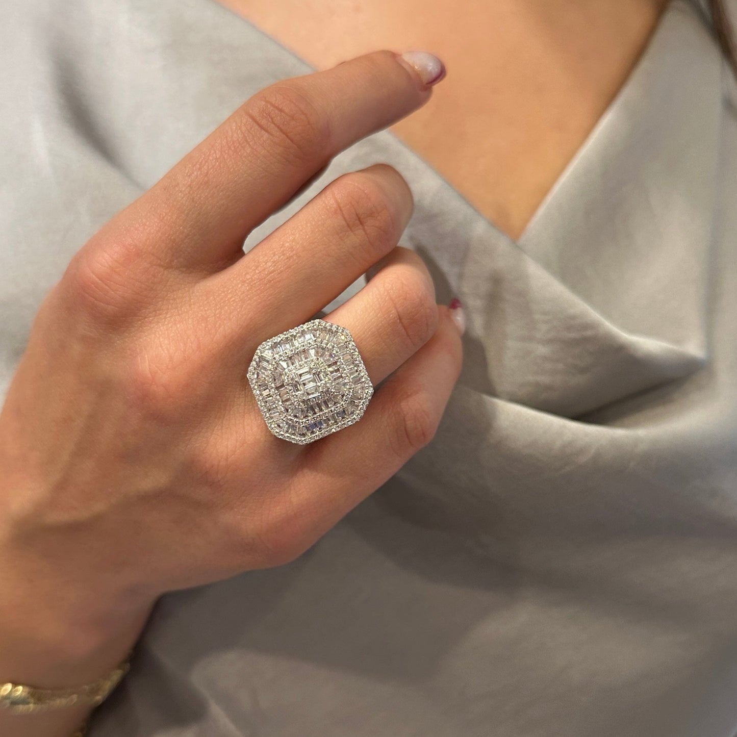 Modern Baguette Ring