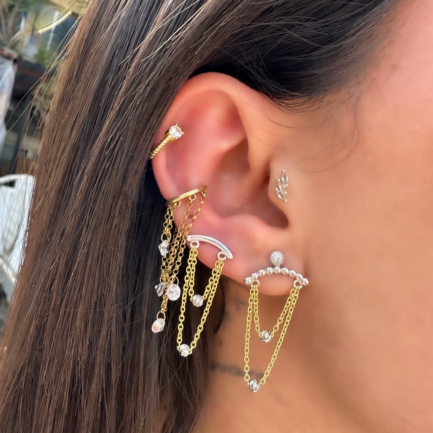 Serena Chain Earrings 2