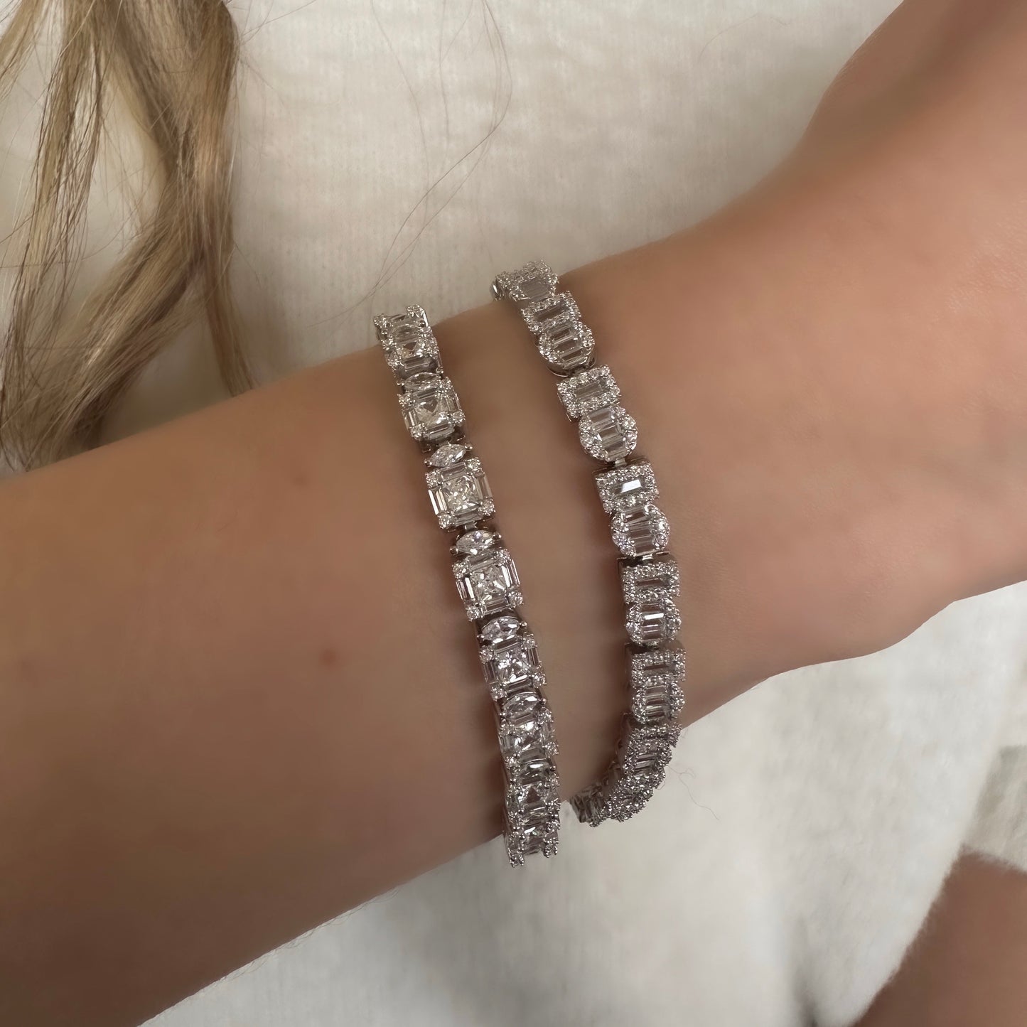 Rectangle & Round Bracelet