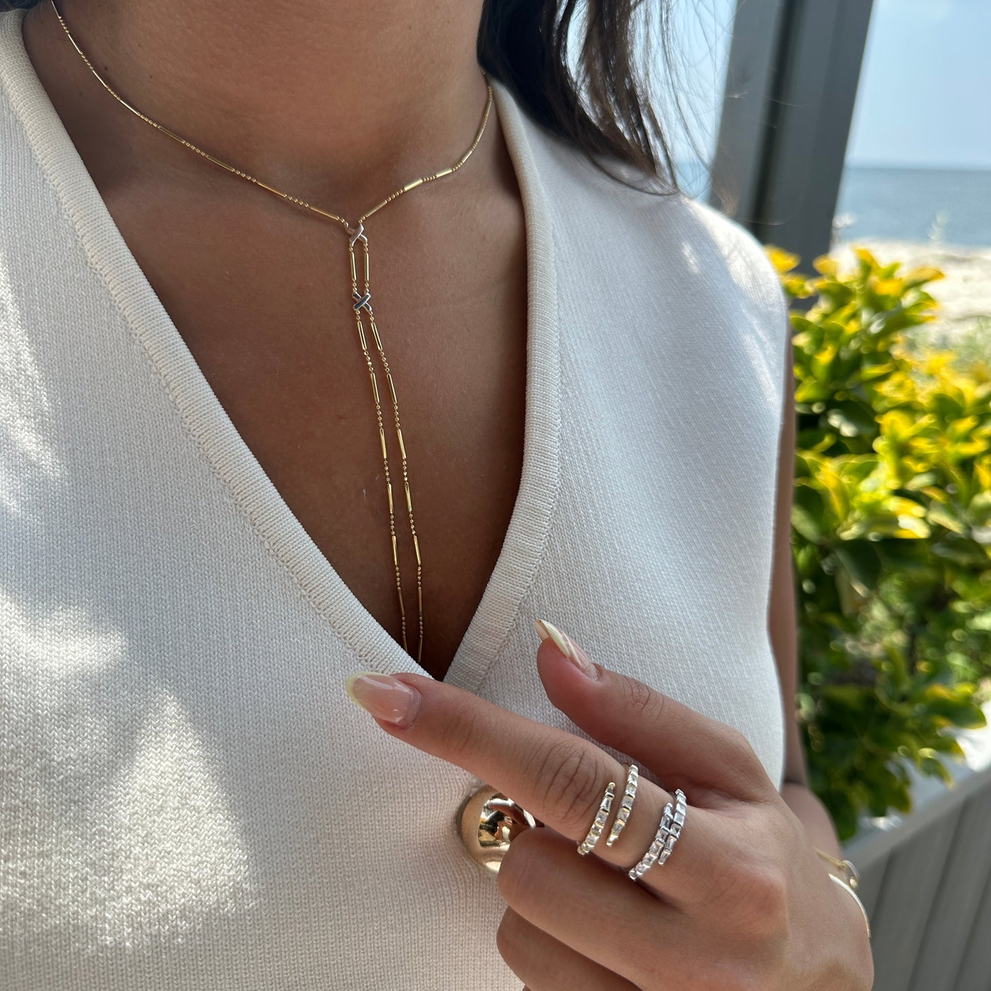 Chain X Model Y Necklace