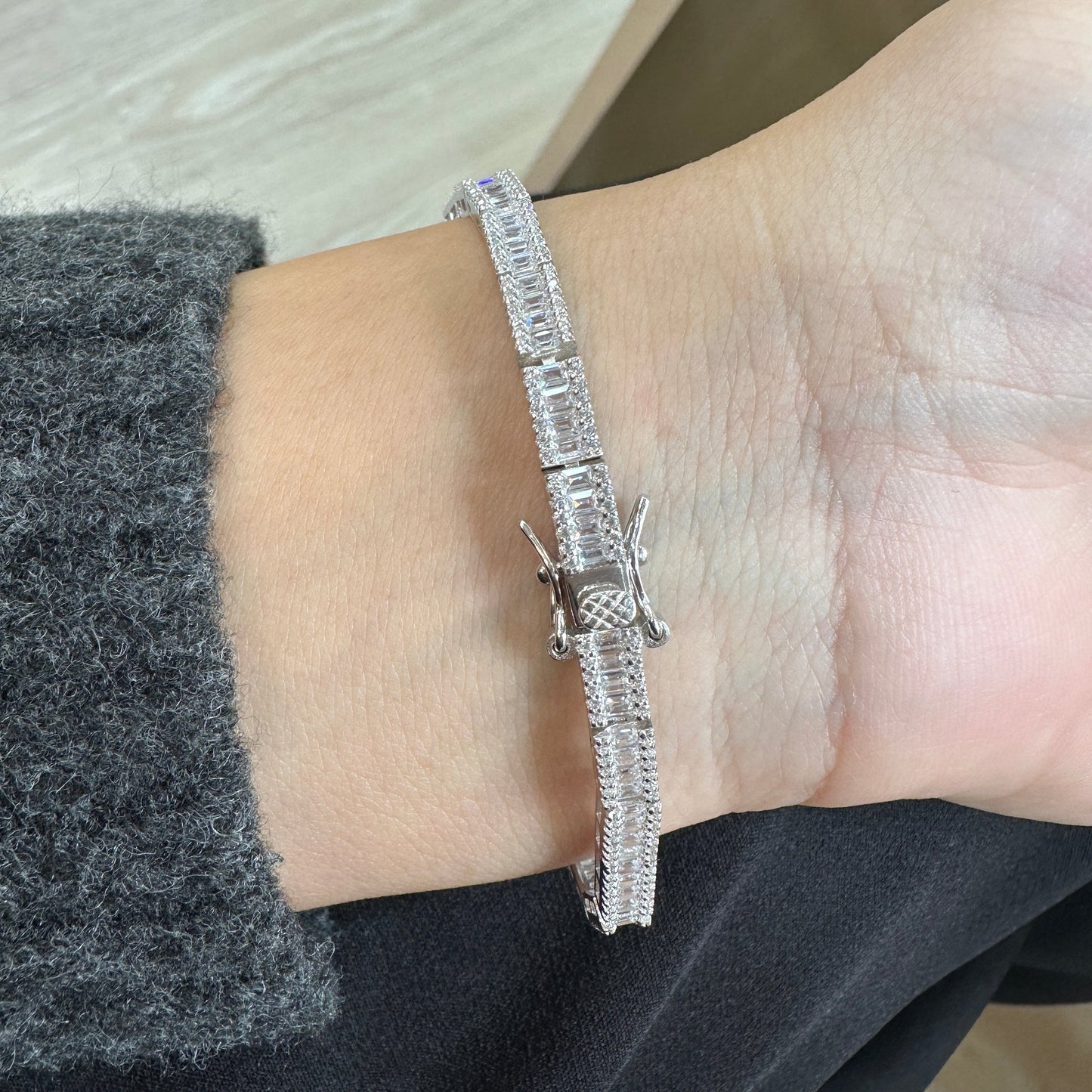 Baguette Tennis Bracelet