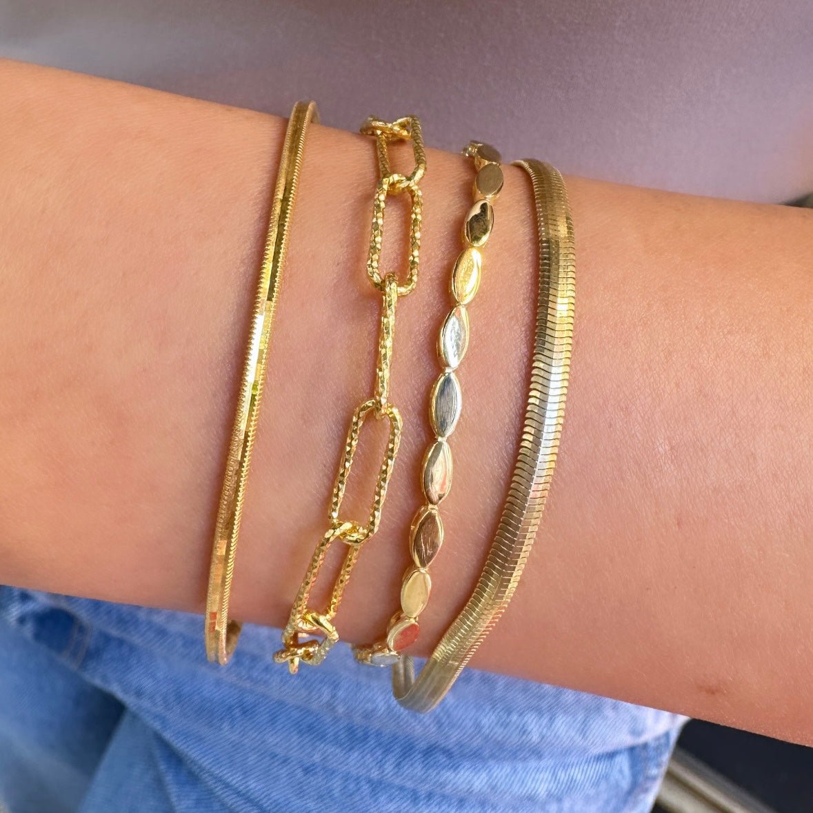 Laser Cut Paperclip Bracelet