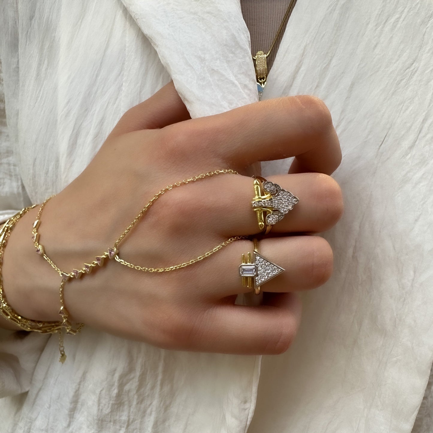 Vintage Triangle Ring