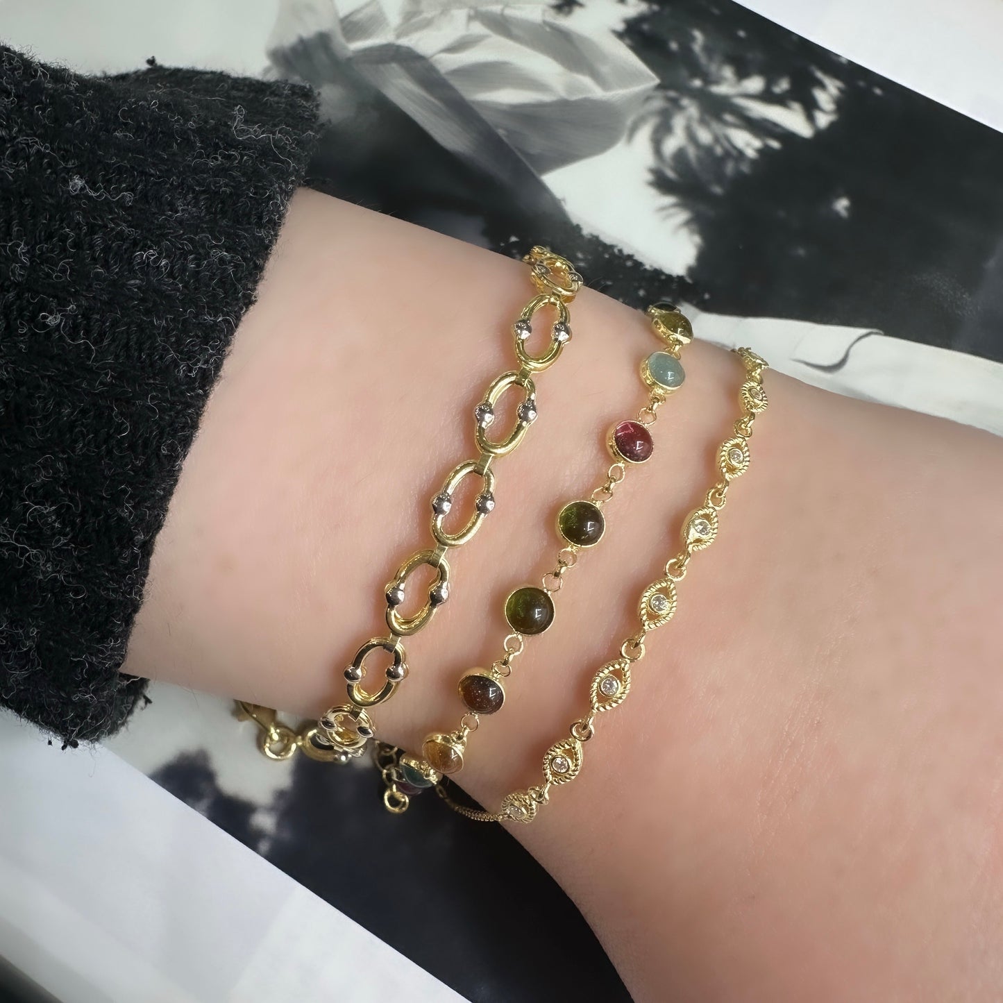 Tourmaline Stone Bracelet