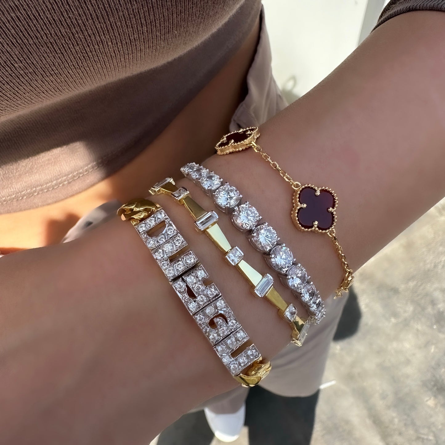 Baguette Stone Bracelet