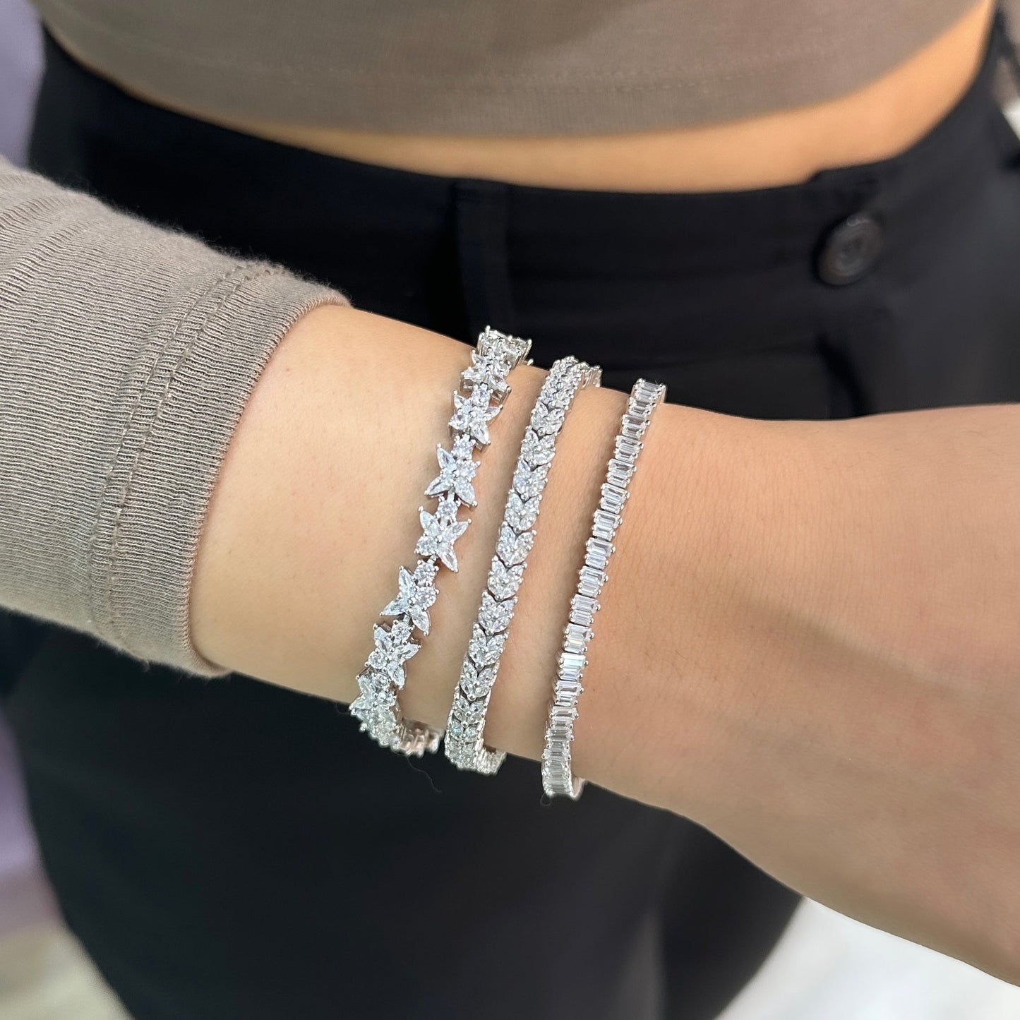 Marquise Tennis Bracelet