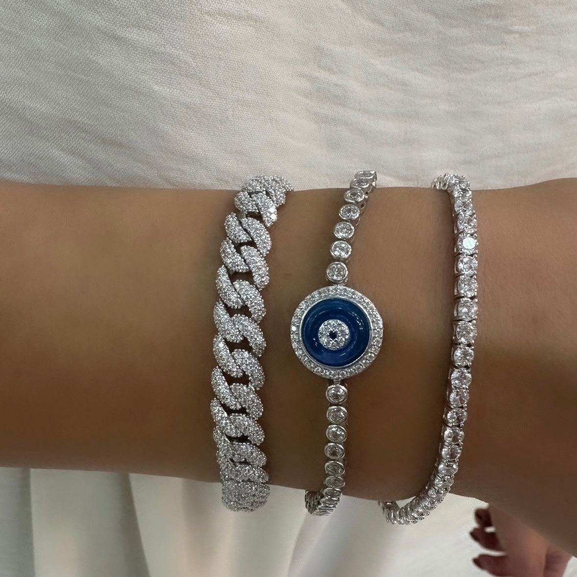 Glass Eye Bracelet