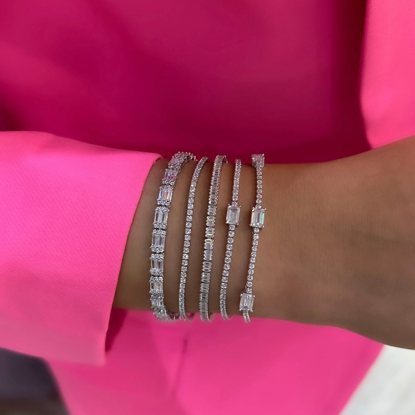 Baguette Tennis Bracelet