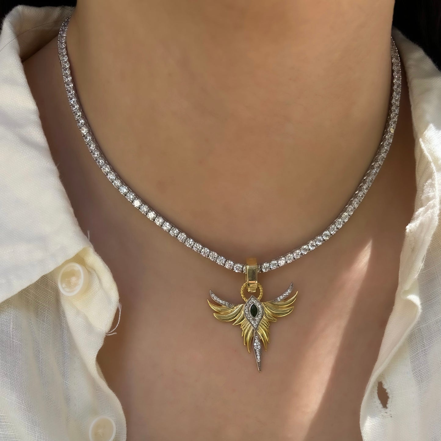 Phoenix Bird Pendant / Charm