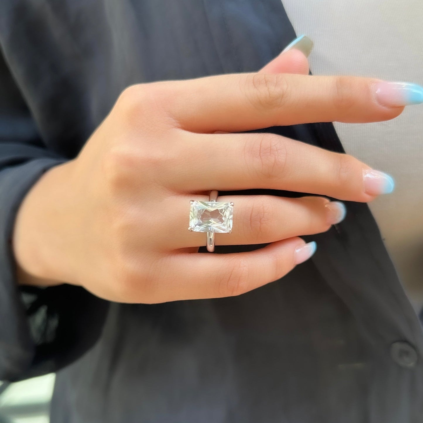 Baguette Stone Ring