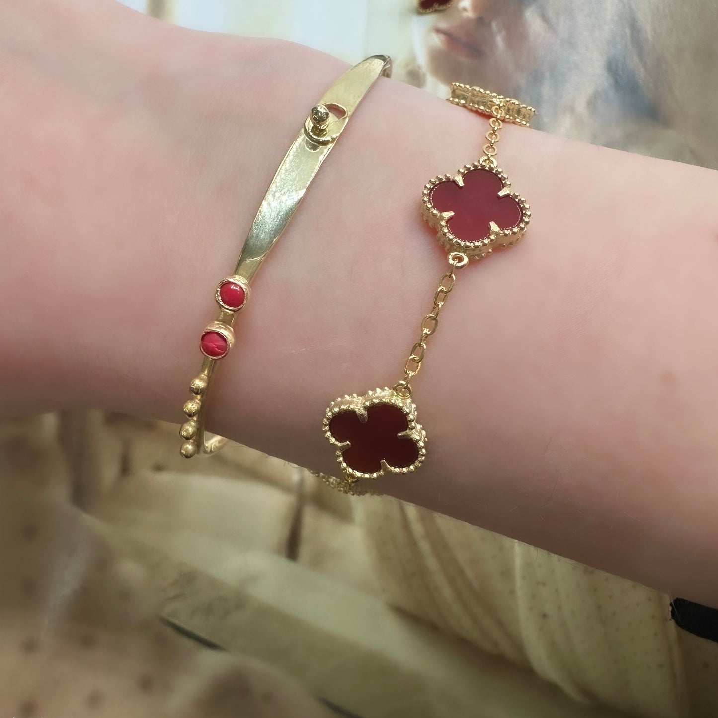 Red Stone Bracelet