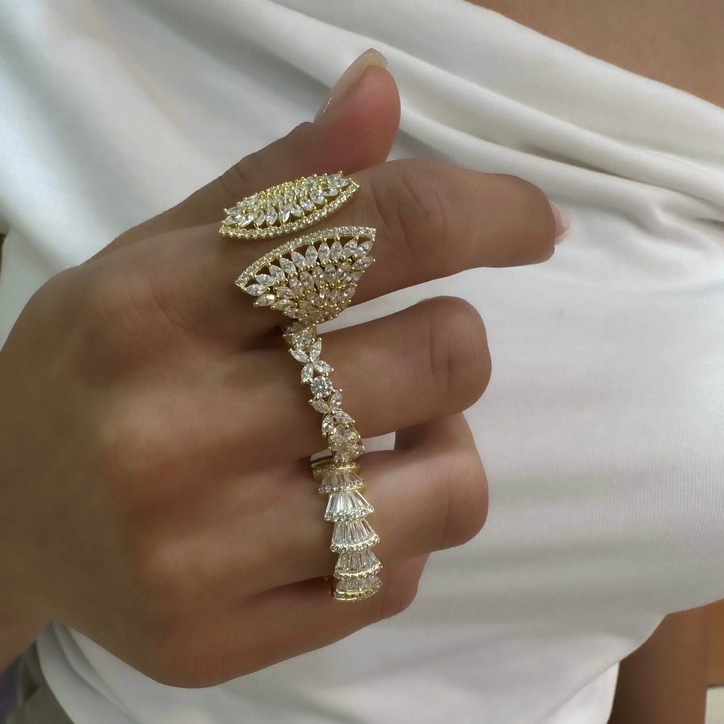 Thin Marquise Eternity Ring