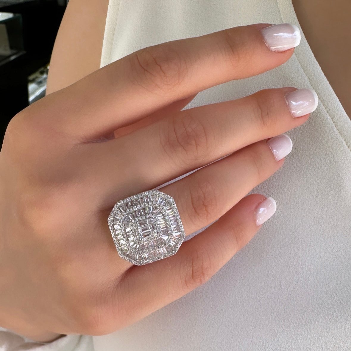 Modern Baguette Ring