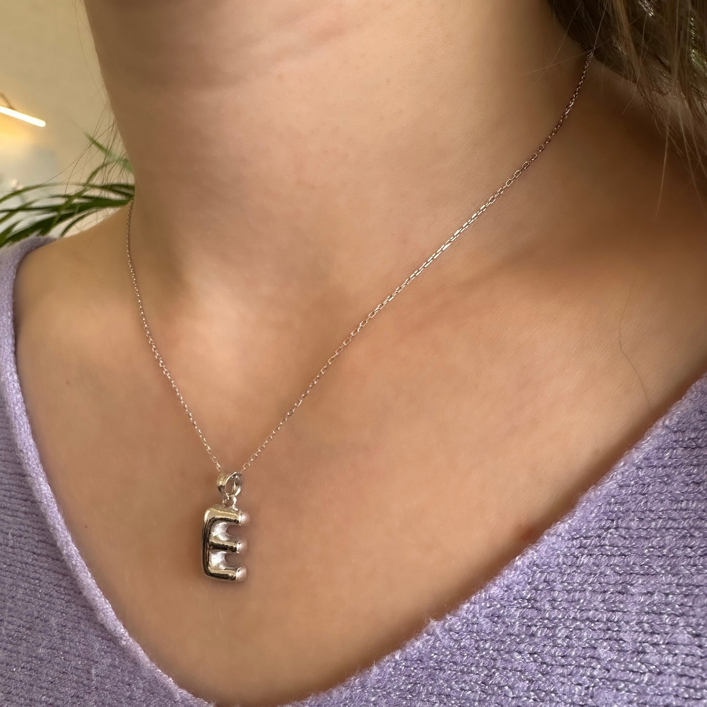 Balloon Initial Necklace