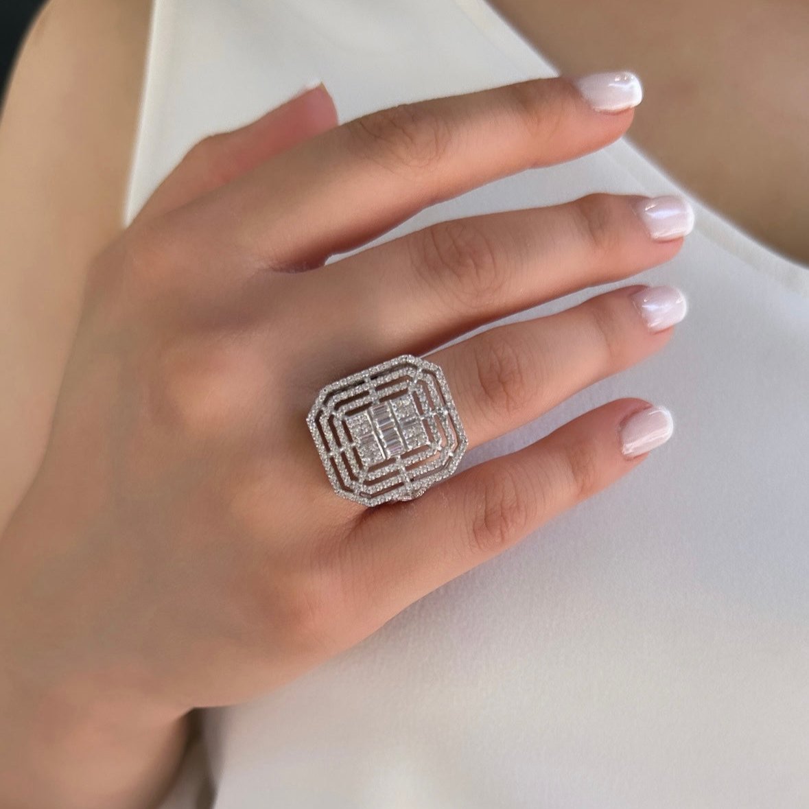 Large Baguette Ring