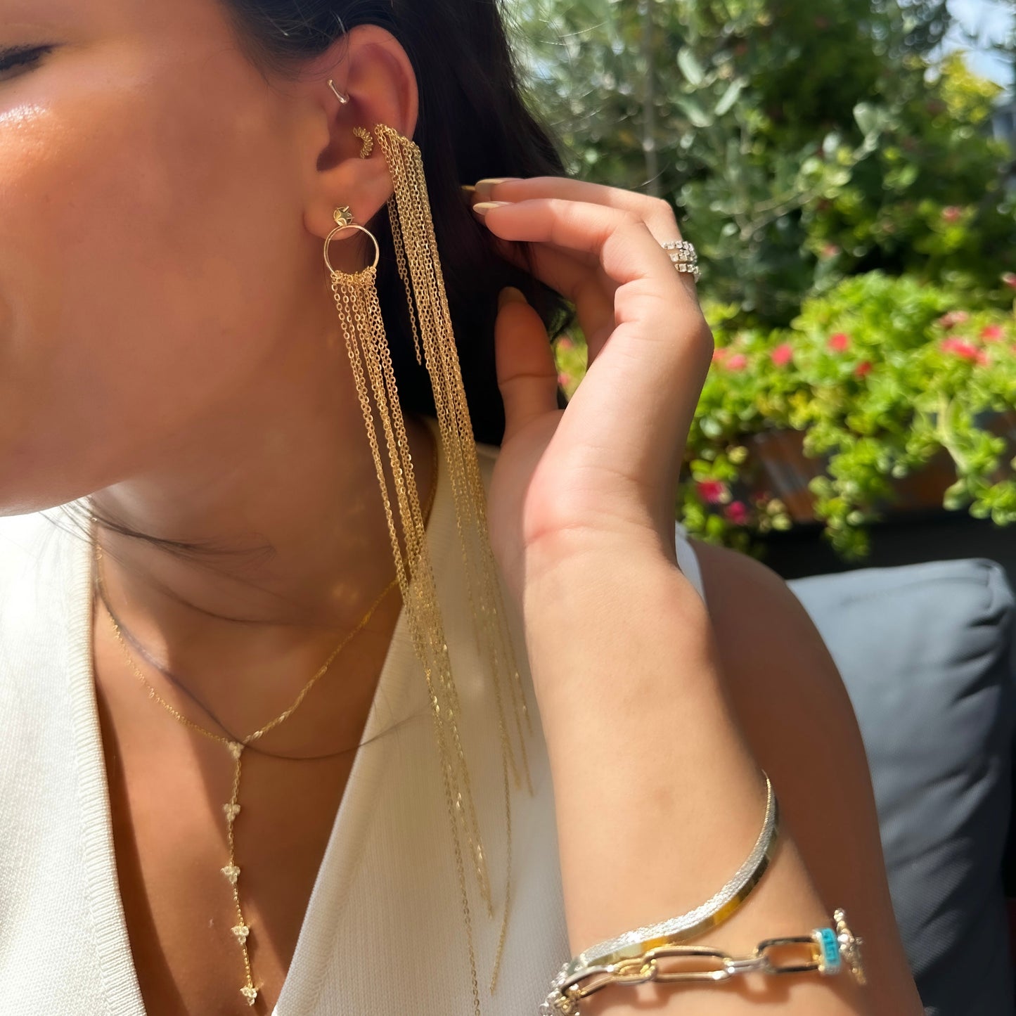 Emily Chain Earring