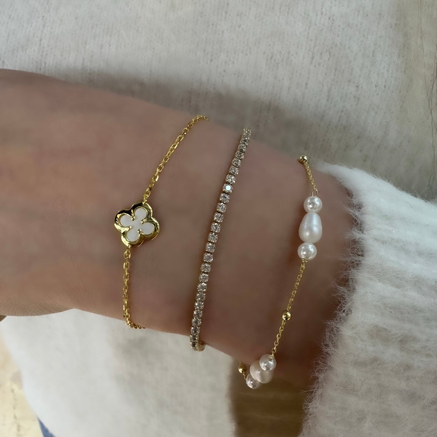 Cultured Pearl Design Bracelet