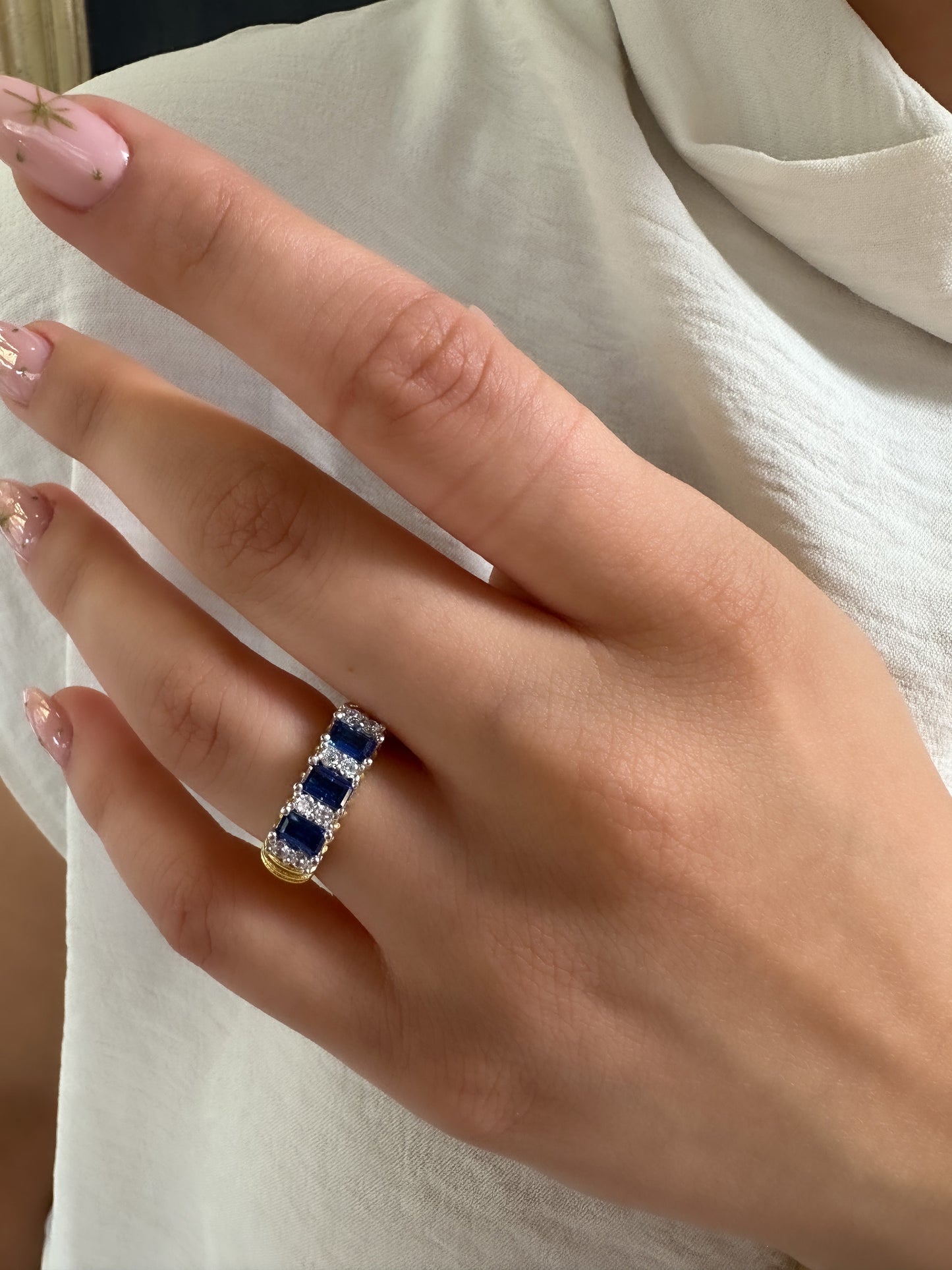 Colorful Stone Design Ring